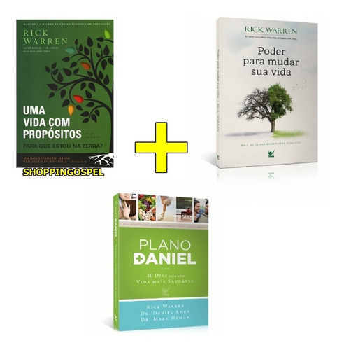 Vida C Propósitos + Poder Para Mudar Sua Vida + Plano Daniel
