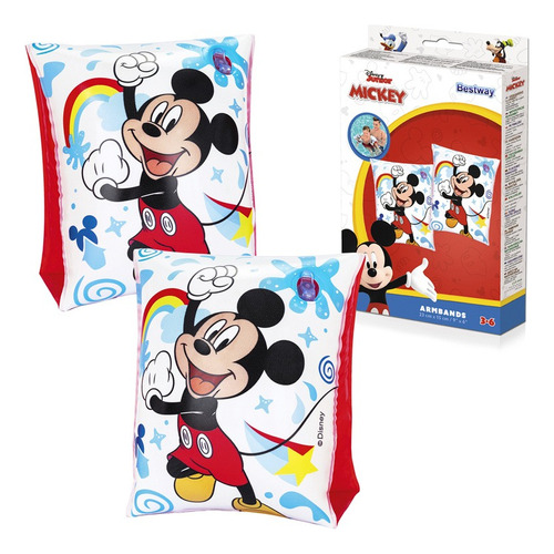 Flotadores De Brazos De Mickey Mouse Para Niños Piscina