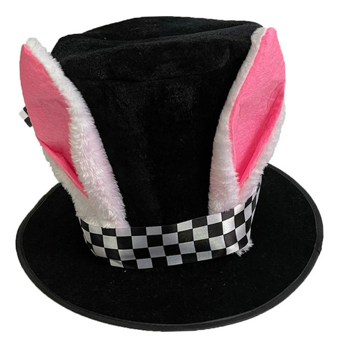 Bunny Ear Top Hat Diadema Sombrero De Felpa Masquerade