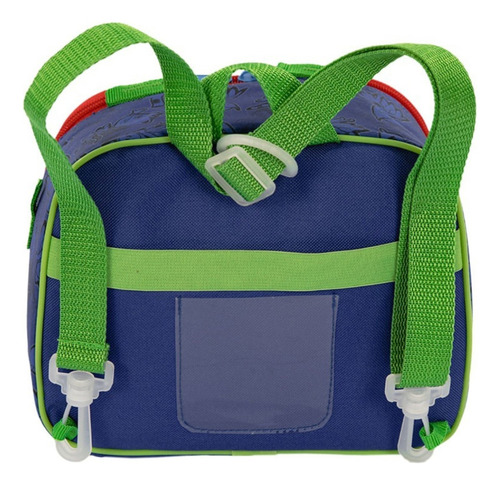 Mochila De Carrinho M Lancheira Estojo Pj Masks Cor Azul