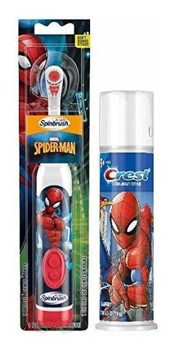 Bce Trends Spider-man - Juego De Cepillo De Dientes Eléctric