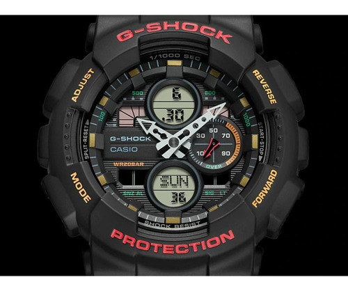 Relógio Masculino Casio G-shock Anadigi Ga-140-1a4dr + Nf