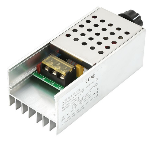 Módulo Dimmer Ac 6000w En Caja Metálica Arduino