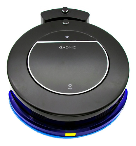 Imagen 2 de 9 de Aspiradora robot Gadnic Clean Mate Z600 negra 100V/240V