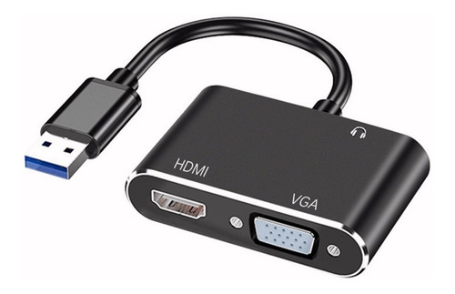 Convertidor Usb 3.0 A Hdmi+vga Para Mac Y Windows