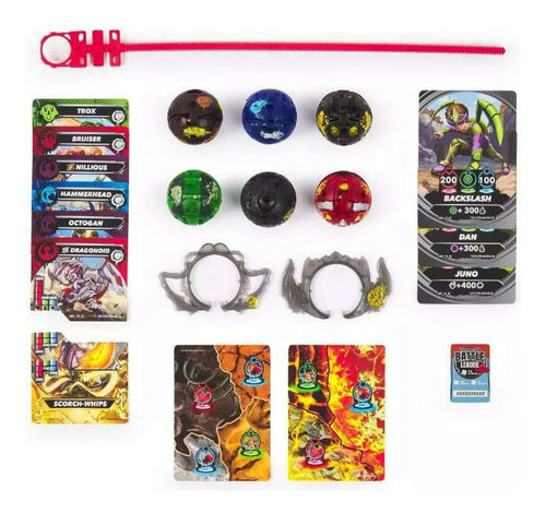 Bakugan Street Brawl Clash Pack Figuras De Acción