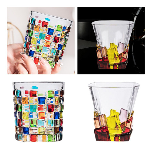 2 Vasos De Whisky, Vodka, Tequila, Ron, Para Bar, Reunión