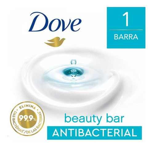 Dove Jabon Antibacterial Cuida Y Protege X 90 Gr