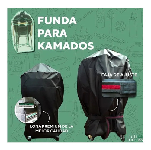 Imagen 3 de 5 de Funda Premium Kamado Argentino Pampero