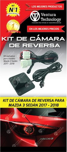 Cámara De Reversa Para Mazda 3 Sedan  Año 2018