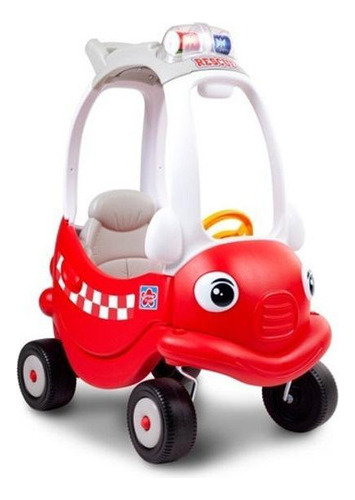 Quadriciclo Infantil Resgate Com Buzina - Vermelho