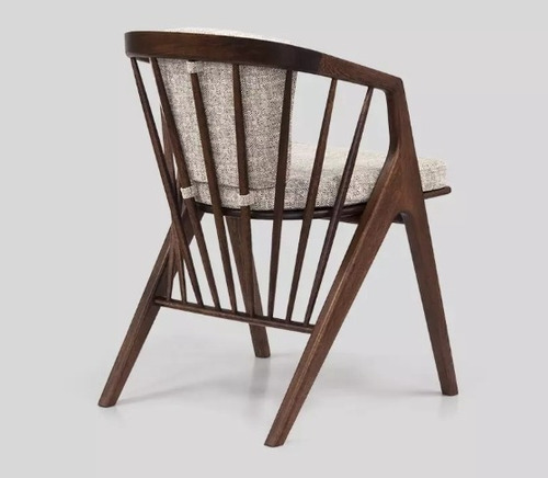 Imagen 6 de 7 de Silla Para Comedor Madera 100% Maciza Roble Ref: Maciza504