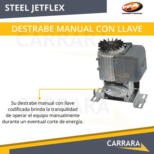 Imagen 5 de 9 de Kit Motor Portón Corredizo Eurus Ppa Jetflex Rápido Control