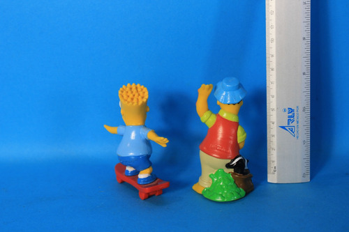 Homero Y Bart Simpsons Figuras Coleccion (Usado)