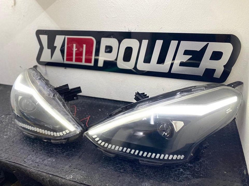 Faros Drl Y Lupa Nissan Versa 2015 Al 2023 Tuning Tira Led (Usado)
