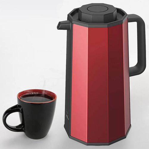 Melhor Garrafa Térmica Zojirushi 1 Litro Ah-eae10 Japonesa Cor Vermelho