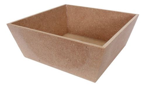 Base Cuadrada Mdf Centro Mesa Arreglo Floral 18cm Mylin 1pz