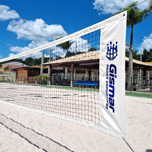 Rede De Beach Tennis Pro Branca