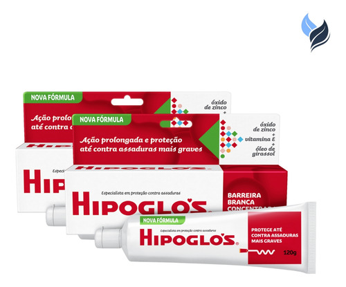 2 Un Pomada Hipoglos Original 120g Tratamento Intensivo