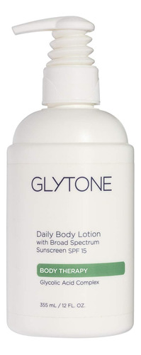 Glytone Daily Body Lotion Spf 15 De Amplio Espectro Con Acid