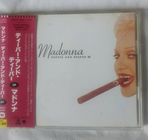 Madonna Deeper And Deeper Ep Edición Japan Cd 