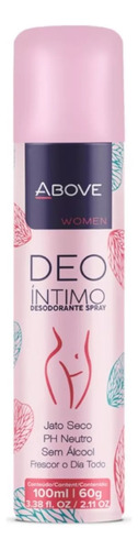 Desodorante Íntimo Mulheres Above Sem Alcool Spray