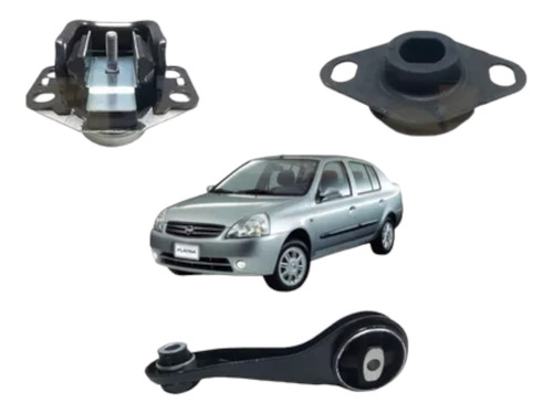 Kit Soportes Motor Platina Estandar 2002 2003 2004 2005 2006