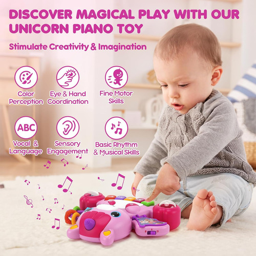 Juguetes Para Bebés Bloveauty De 6 A 12 Meses, Unicornio Bab