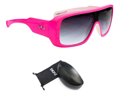 Óculos De Sol Amplifier Fpk02 Pink Fluor Silver Gradient