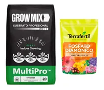 Comprar Sustrato Growmix Terrafertil Multipro 20lts Con Fosfato 1kg