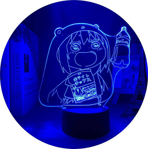 Lámpara Luz Led Acrílico Anime Umaru Chan Manga, Serie