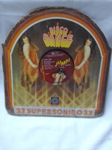 Lp Disco De Acetato Disco Dance Jump Version Larga Y Corta