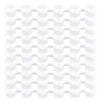 Comprar 10 Tiras, 60 Botes De Pintura Vacíos, Vasos De Pintura Blanc