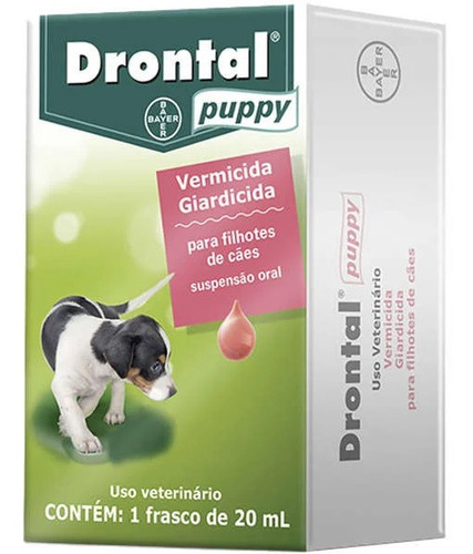 Vermífugo Drontal Puppy 20ml Para Cães Filhotes