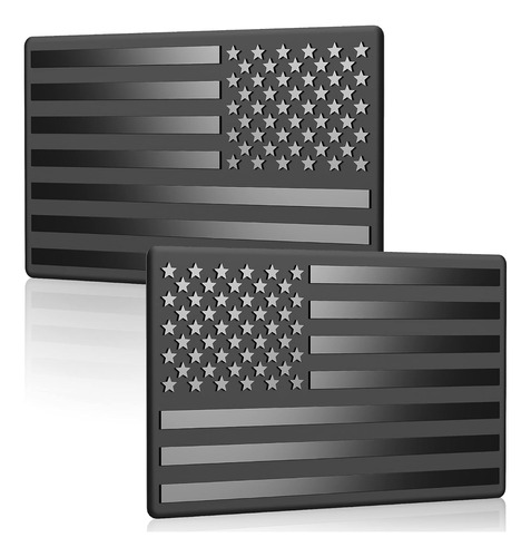 Paquete De 2 Pegatinas De Bandera Americana Automóvil,...
