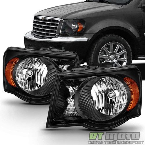 Par Faros Negro Interior Chrysler Aspen Limited 2007 5.7l