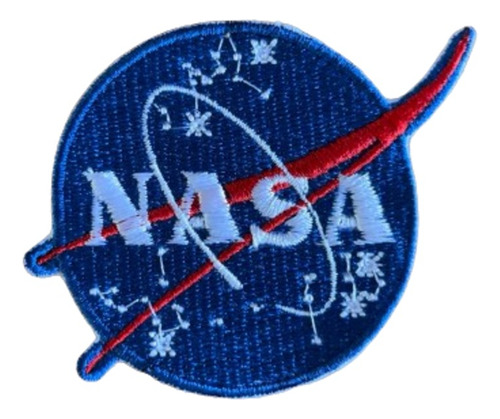 Pack 10 Parches Nasa Con Velcro Bordados Astronauta