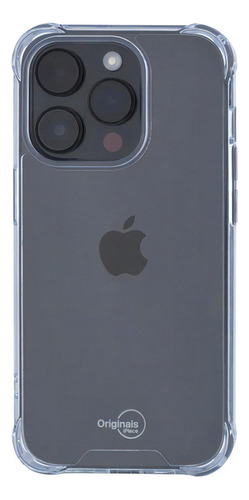 Capa iPhone 15 Pro Max Aircushion, Noronha, Transparente   
