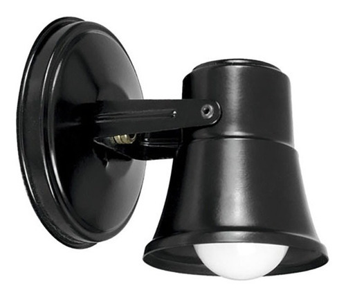 Aplique Spot Chapa De Pared 1 Luz Blanco O Negro Apto Led