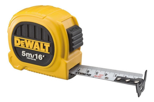 Huincha De Medir 5m/16' Diseño Compacto Dewalt Dwht34192l