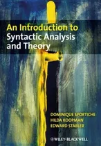 Comprar Libro An Introduction To Syntactic Analysis And Theory - ...