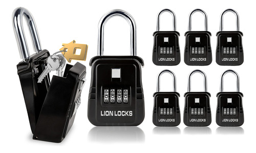 Lion Locks Caja De Seguridad De Almacenamiento De 1500 Llave