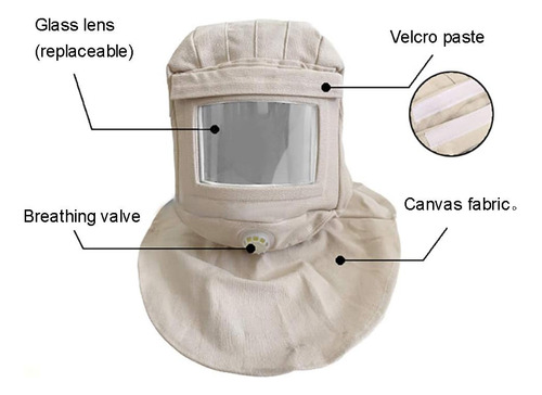 - Capucha De Arena, Diseño De Chal Chorro De Arena, An...