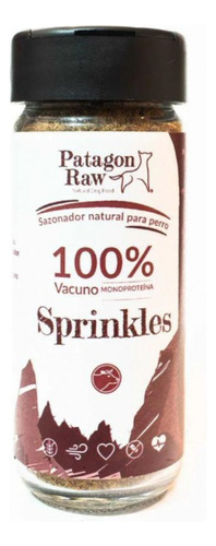 Patagon Raw Perro Sprinkles Sazonador Sabor Vacuno 60gr
