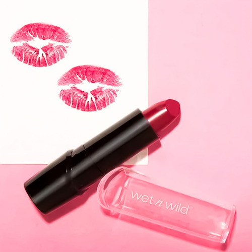 Batom Cremoso Silk Finish 3,6g - Wet N Wild Cor Light Berry Frost