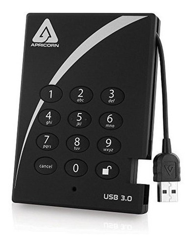 Apricornio Aegis Candado Usb 30 Disco Duro Externo Portatil 