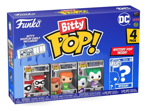 Funko Bitty Pop!: Harley Quinn, Guason  Pack X 4