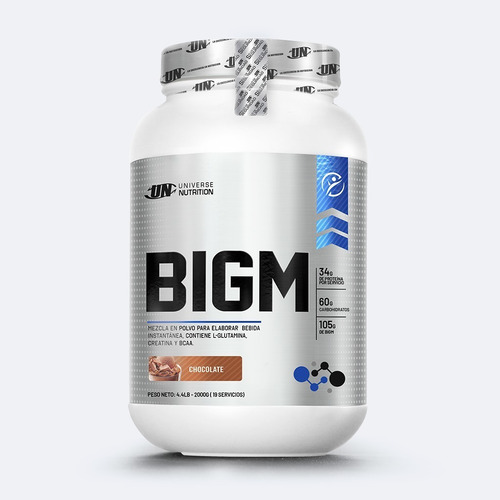Proteina Ganador De Masa Muscular Bigm - Un