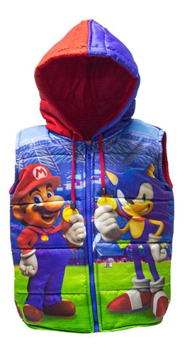 Chaleco De Sonic Y Mario Bros