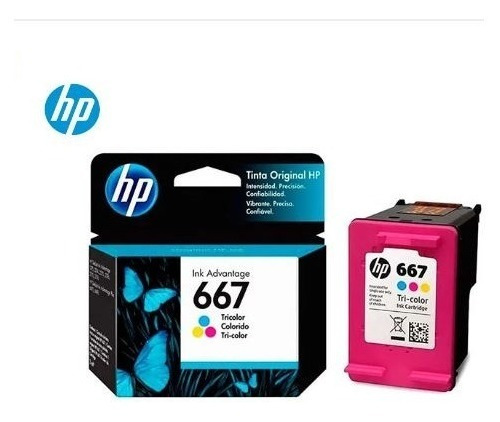 Consumibles Hp 667 Tricolor Ink Cartridge - 3ym78al